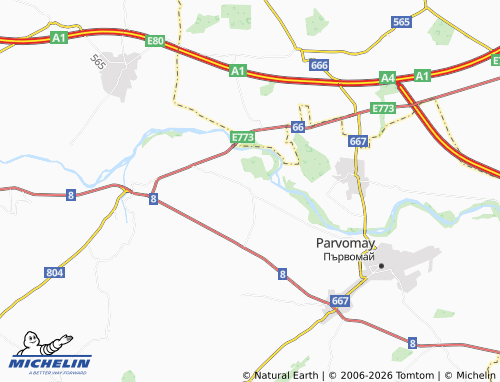 Carte MICHELIN Vinitsa - ViaMichelin