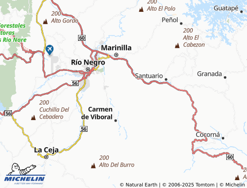 MICHELIN Cascajo Arriba map - ViaMichelin