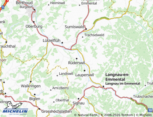 Mappa MICHELIN Rüderswil - ViaMichelin