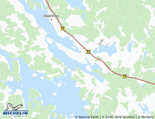 MICHELIN Sinikivi map - ViaMichelin