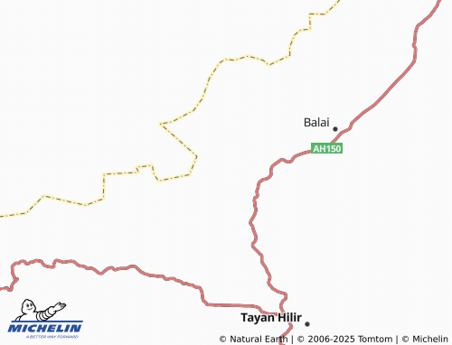 MICHELIN-Landkarte Temiang Mali - ViaMichelin