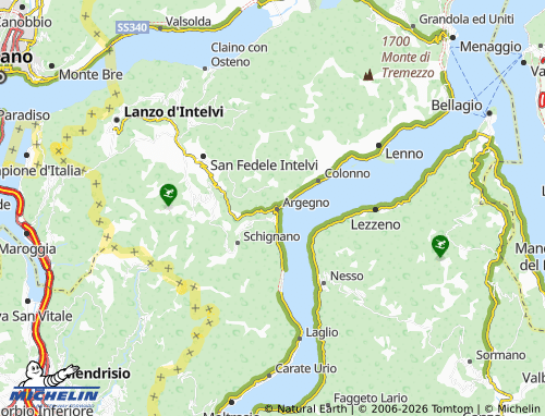 MICHELIN Muronico map - ViaMichelin