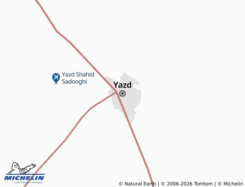 Mapa MICHELIN Yazd - ViaMichelin