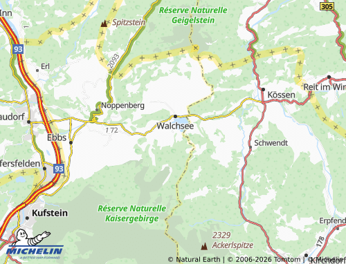 MICHELIN Oed map - ViaMichelin