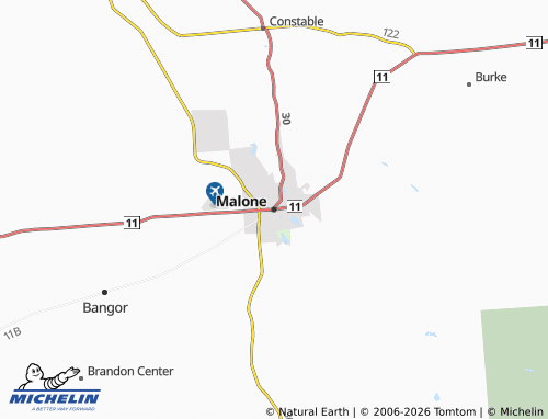 Mappa MICHELIN Malone - ViaMichelin
