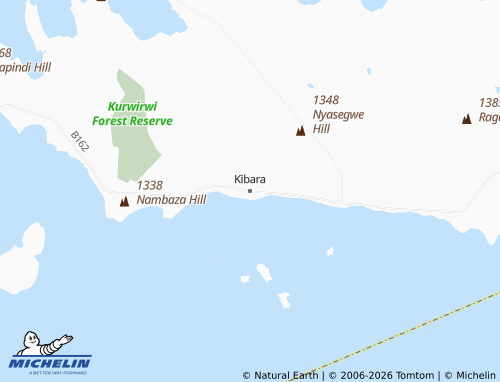 Mappa MICHELIN Kibara - ViaMichelin