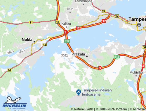MICHELIN-Landkarte Katajala - ViaMichelin