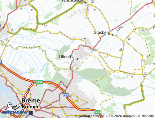 MICHELIN Lilienthal map - ViaMichelin