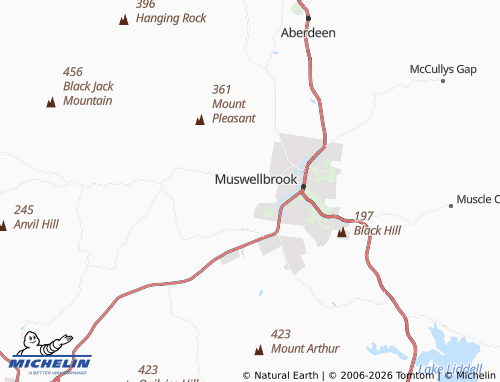 Mapa MICHELIN Bengalla - ViaMichelin