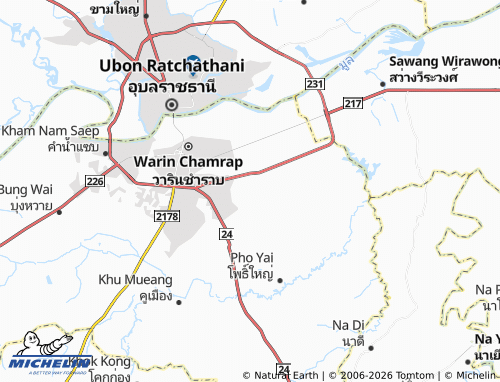 Mapa MICHELIN Kham Khwang - ViaMichelin