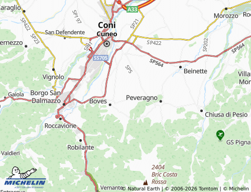 Mappa MICHELIN San Mauro - ViaMichelin