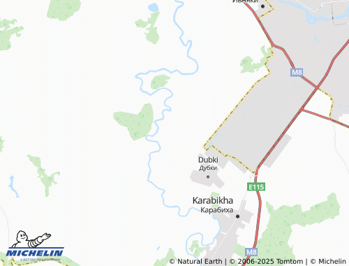 MICHELIN Rodniki SNT map - ViaMichelin