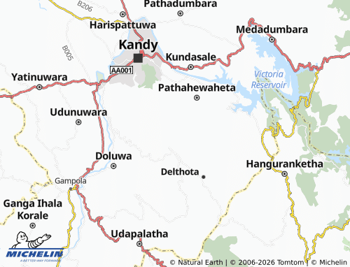 Mappa MICHELIN Perawatta East - ViaMichelin