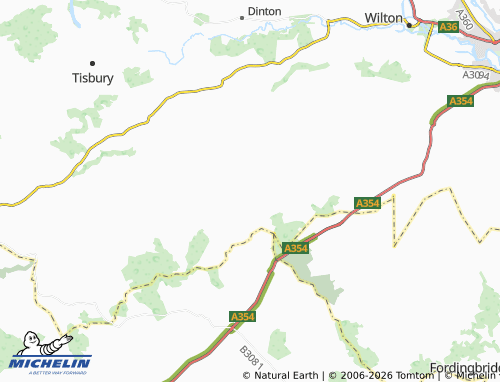 Carte MICHELIN Bowerchalke - ViaMichelin