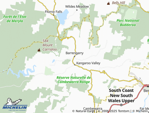 MICHELIN Barrengarry map - ViaMichelin