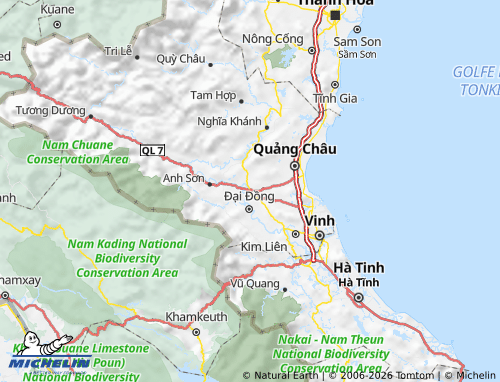 Mapa MICHELIN Đô Lương - ViaMichelin