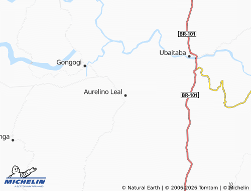 Mappa MICHELIN Aurelino Leal - ViaMichelin