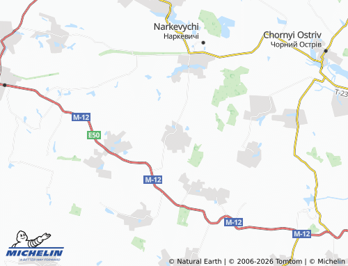 Carte MICHELIN Dzelentsi - ViaMichelin