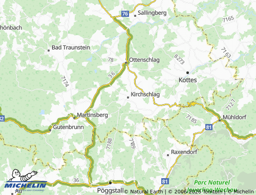 MICHELIN Kirchschlag map - ViaMichelin