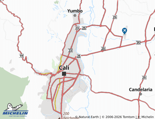 MICHELIN Fonaviemcali map - ViaMichelin