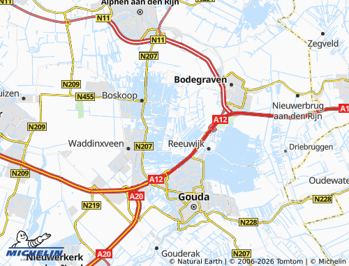 Mapa MICHELIN Reeuwijk-Dorp - ViaMichelin
