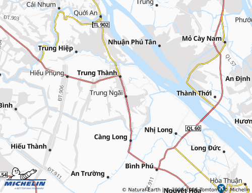 Mappa MICHELIN Trung Ngãi - ViaMichelin