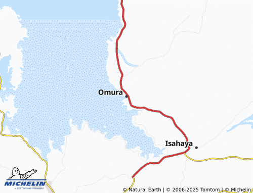MICHELIN Omura map - ViaMichelin
