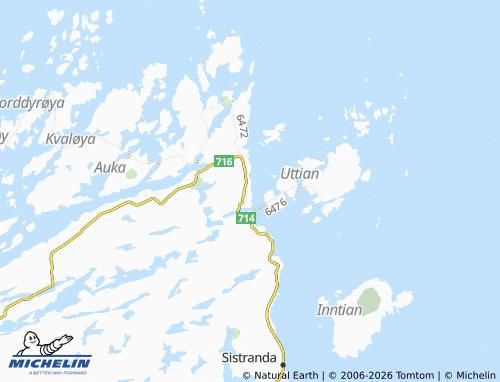MICHELIN Neset map - ViaMichelin