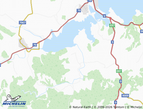 MICHELIN Prisad map - ViaMichelin