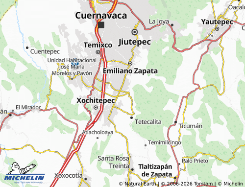 Carte MICHELIN Garza Azul - ViaMichelin