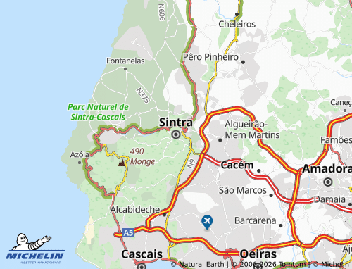 MICHELIN Sintra map - ViaMichelin