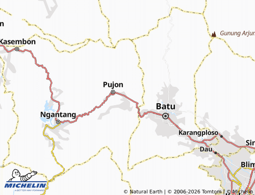 Mapa MICHELIN Pujon Lor - ViaMichelin
