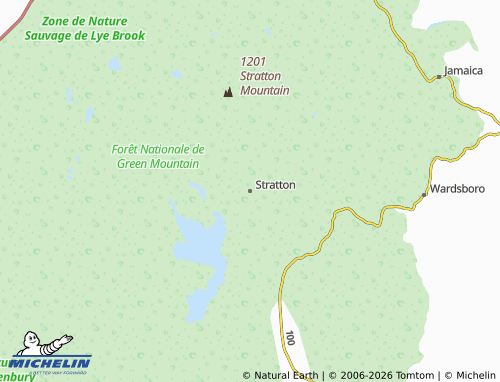 Carte MICHELIN Stratton - ViaMichelin