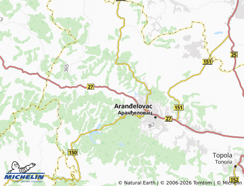 Mapa MICHELIN Bukovik - ViaMichelin