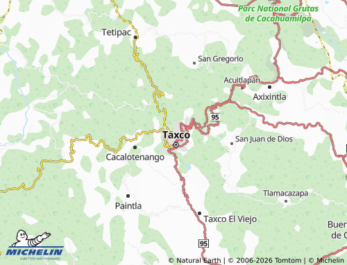 MICHELIN Del Atache map - ViaMichelin