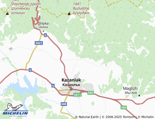 MICHELIN Enina map - ViaMichelin