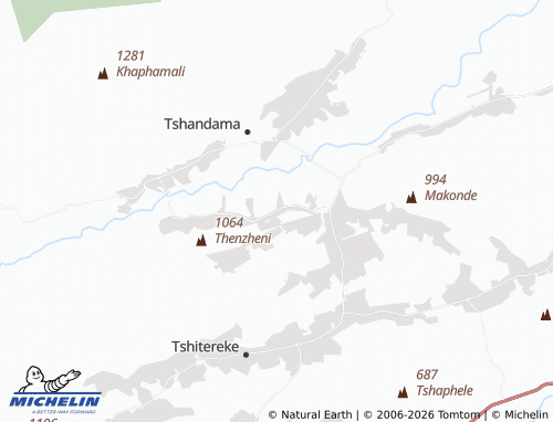 Mapa MICHELIN Matombotswuka - ViaMichelin
