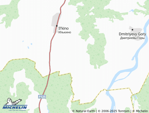 MICHELIN Kudrino map - ViaMichelin