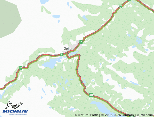 MICHELIN-Landkarte Geilolie - ViaMichelin