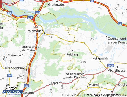 MICHELIN Thallern map - ViaMichelin