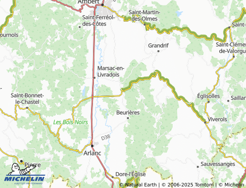 MICHELIN Tonvic map - ViaMichelin