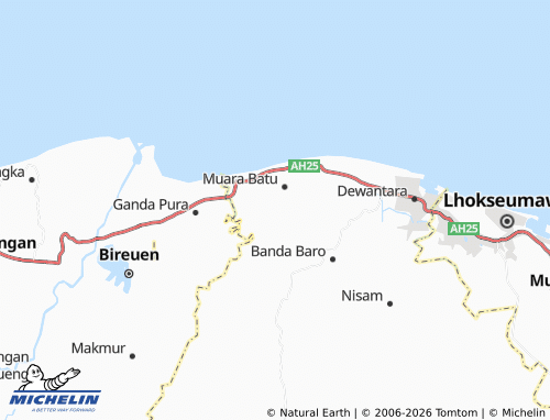 Mappa MICHELIN Paloh Raya - ViaMichelin