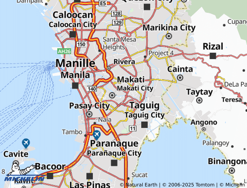 Carte MICHELIN Barangka Itaas - ViaMichelin