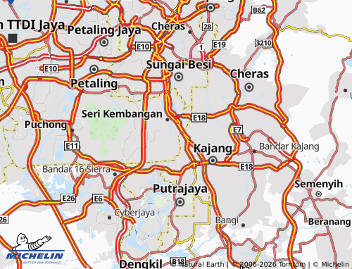 Mappa MICHELIN Taman Sri Serdang - ViaMichelin