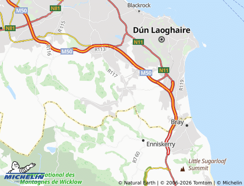 Mapa MICHELIN Kiltiernan - ViaMichelin