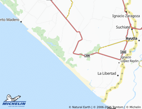 Kaart MICHELIN Barra de Cahuacán - ViaMichelin