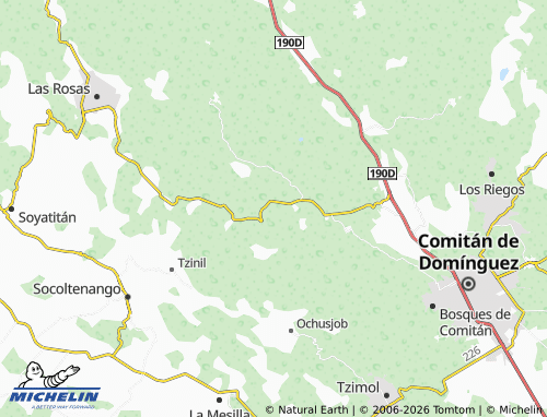 Mappa MICHELIN Yaltzi Tres Lagunas - ViaMichelin