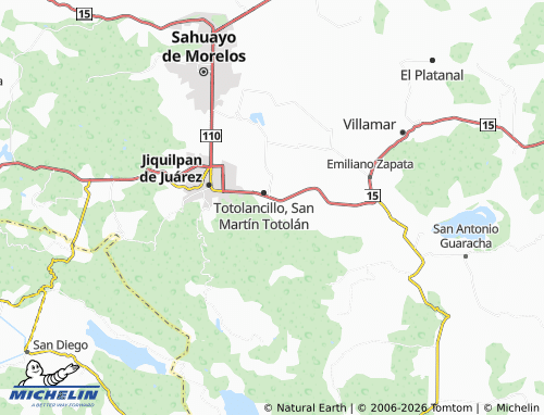 Mapa MICHELIN Los Remedios - ViaMichelin