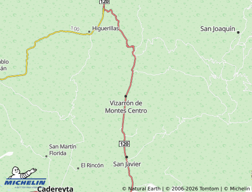 Mappa MICHELIN Vizarrón de Montes Centro - ViaMichelin
