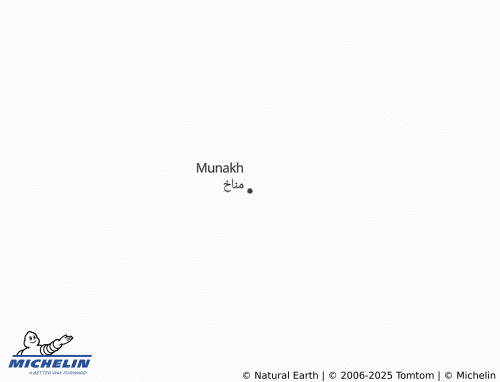 MICHELIN Manakh map - ViaMichelin